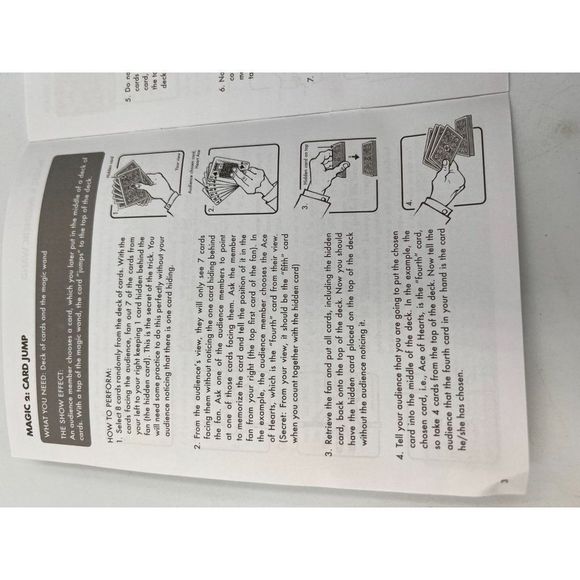 4M Kidz Labz Magic Kit Tricks Assortment Toy Over Age 8 - Picture 9 of 16